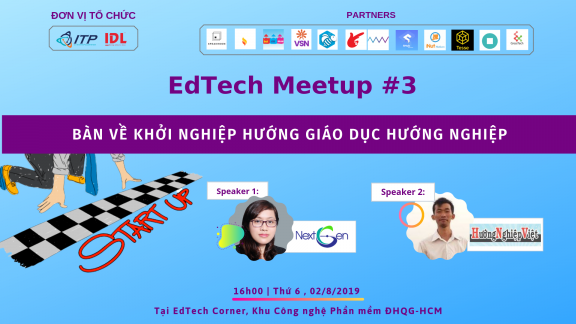 Hướng nghiệp Việt tham gia Edtech Meetup tháng 8/2019