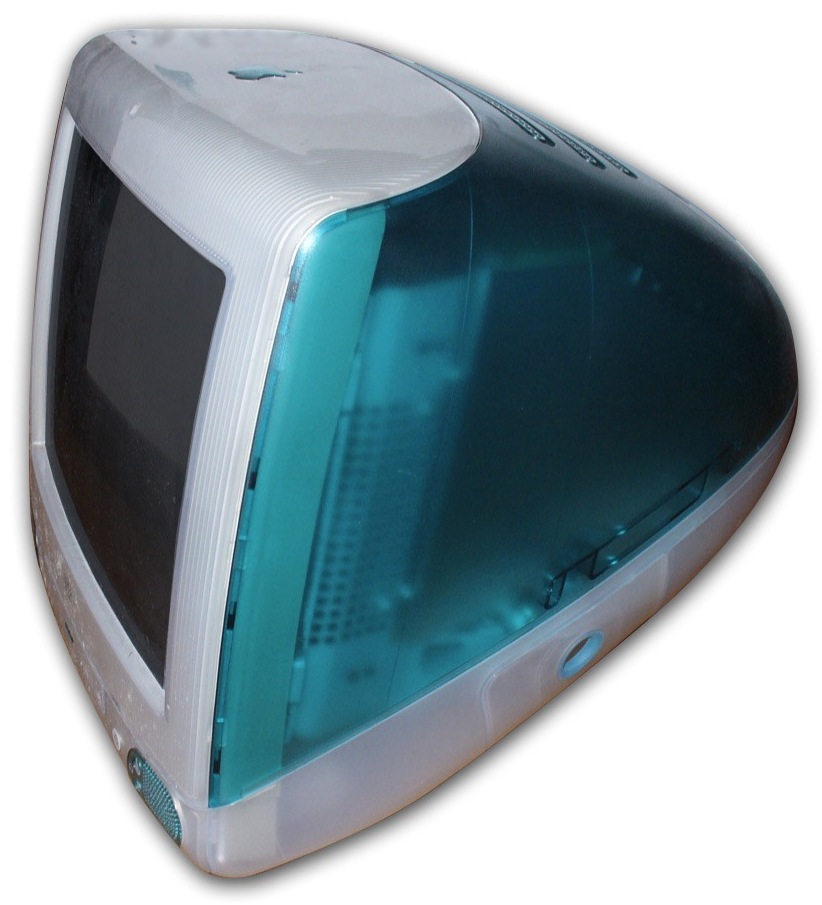 Chiếc iMac g3 với thiết kế có màu sắc và viền cong